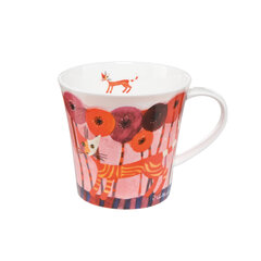 Kavos/arbatos puodelis Rosina Wachtmeister - Raudonos gėlės kaina ir informacija | Originalūs puodeliai | pigu.lt