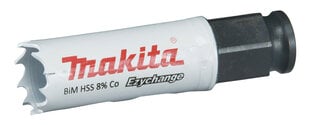 Gręžimo karūna Makita E-03660 Ezychange Bi-Metal, 20 mm kaina ir informacija | Suktuvai, gręžtuvai | pigu.lt