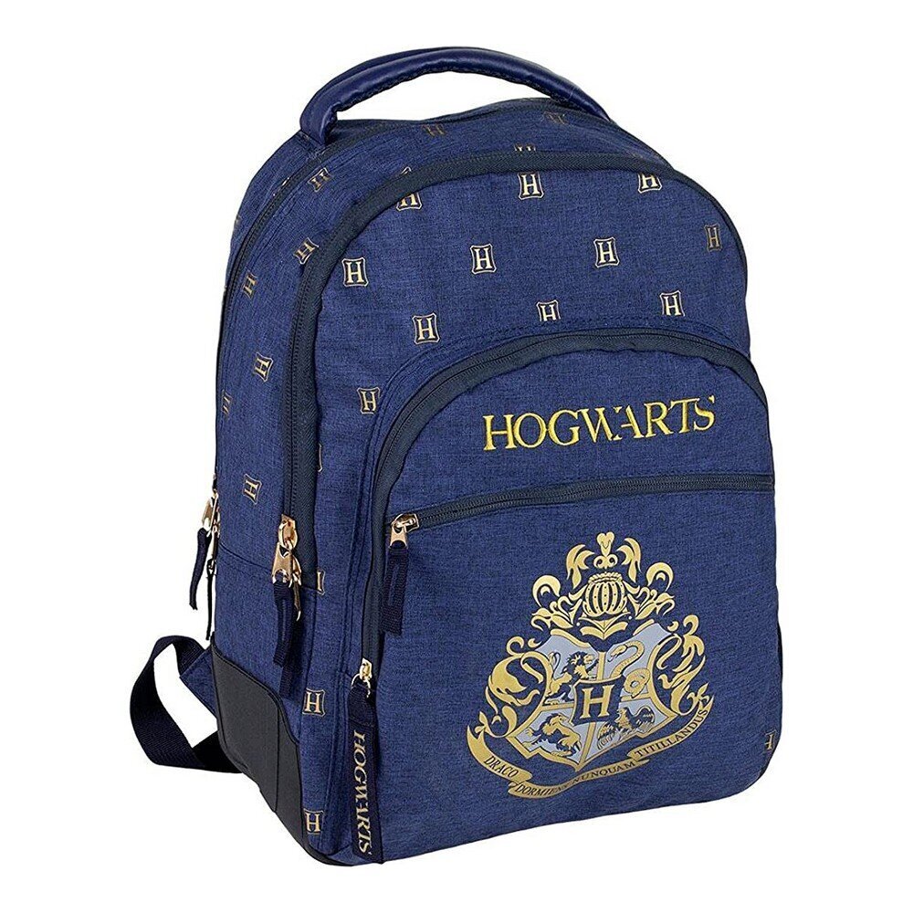 Mokyklinis krepšys Harry Potter, tamsiai mėlynas kaina ir informacija | Kuprinės mokyklai, sportiniai maišeliai | pigu.lt