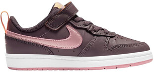 Sportiniai bateliai vaikams Nike Court Borough Low Purple 2BQ5451 200, violetiniai kaina ir informacija | Sportiniai batai vaikams | pigu.lt