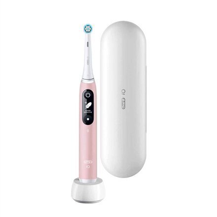 Oral-B iO Series 6 Pink Sand kaina ir informacija | Elektriniai dantų šepetėliai | pigu.lt