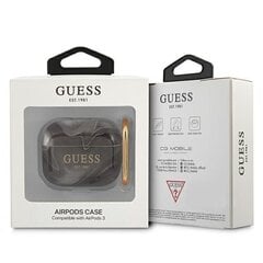 Guess GUA3UNMK AirPods 3 Black kaina ir informacija | Ausinės | pigu.lt