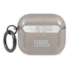 Karl Lagerfeld KLA3UKHGK AirPods 3 Grey цена и информация | Теплая повязка на уши, черная | pigu.lt