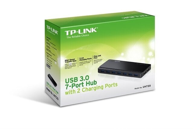 USB šakotuvas TP-Link 7PORT/UH720, USB 3.0 kaina ir informacija | Adapteriai, USB šakotuvai | pigu.lt