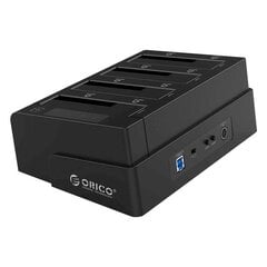 Orico Clone Hard Drive Dock 2.5 / 3.5 inch 4 Bay USB3.0 1 to 3 (black) цена и информация | Адаптеры, USB-разветвители | pigu.lt