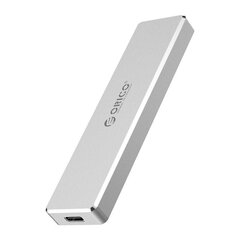 Enclosure SDD M.2 Orico, M-Key, USB-C 3.1 Gen.2, 10Gbps (silver) цена и информация | Адаптеры, USB-разветвители | pigu.lt