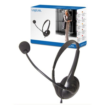 LogiLink Stereo HS0001 kaina ir informacija | Ausinės | pigu.lt