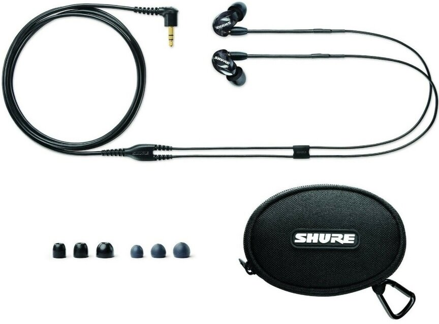 Shure SE215-K-EFS Black kaina ir informacija | Ausinės | pigu.lt