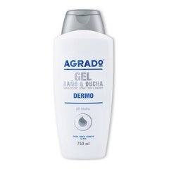 Гель для душа Agrado Dermo (750 ml) цена и информация | Масла, гели для душа | pigu.lt