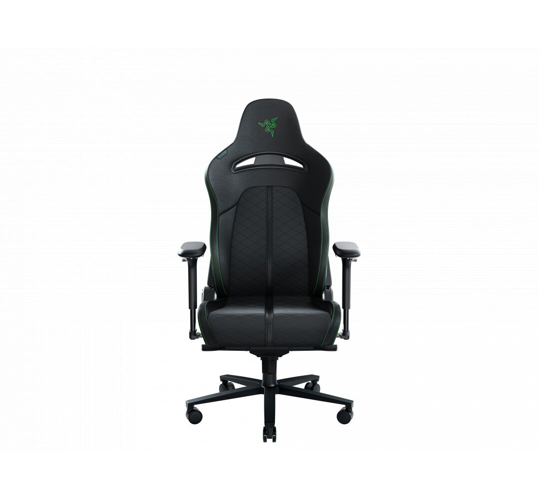 Žaidimų kėdė Razer Enki, juoda/žalia kaina ir informacija | Biuro kėdės | pigu.lt