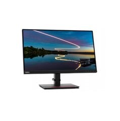 Монитор Lenovo ThinkVision T24m-20 23.8 ", IPS, FHD, 16:9, 4 ms, 250 cd/m², Raven Black, HDMI ports quantity 1 x HDMI, DisplayPorts quantity 1 x DP, 1920 x 1080, 4 x USB 3.2 Gen1, 60 Hz цена и информация | Мониторы | pigu.lt