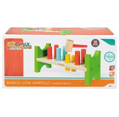 Игра с деревянным молотком Woomax, 12+ цена и информация | Развивающие игрушки | pigu.lt
