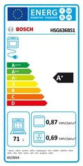 Bosch HSG636BS1 цена и информация | Духовки | pigu.lt