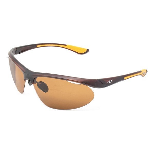 Abiejų lyčių akiniai nuo saulės Fila SF228-99PMBRN Ruda kaina ir informacija | Akiniai nuo saulės moterims | pigu.lt