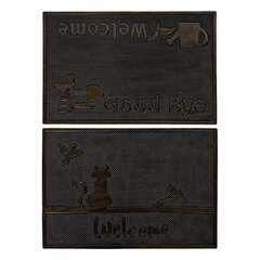 Дверной коврик DKD Home Decor 60x40x1 см, 2 шт цена и информация | Придверные коврики | pigu.lt