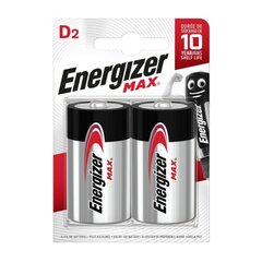 Energizer Max LR20 цена и информация | Батарейки | pigu.lt