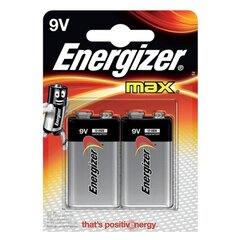Energizer Max 6LR61 / 6LF22 kaina ir informacija | Elementai | pigu.lt