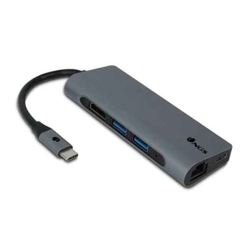 NGS Wonder Dock 7 HDMI USB C 4K 5 Gbps kaina ir informacija | Adapteriai, USB šakotuvai | pigu.lt