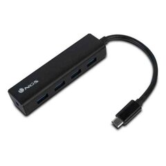 4 lizdų USB šakotuvas NGS WONDERHUB4 5 Gbps Juoda kaina ir informacija | Adapteriai, USB šakotuvai | pigu.lt