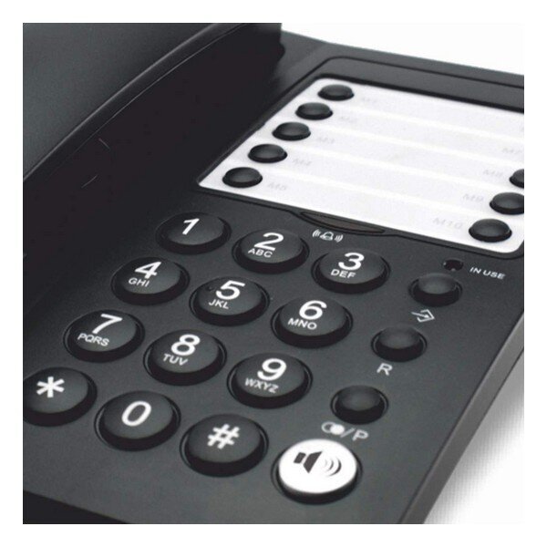 Haeger HG-1020, juodas kaina ir informacija | Stacionarūs telefonai | pigu.lt
