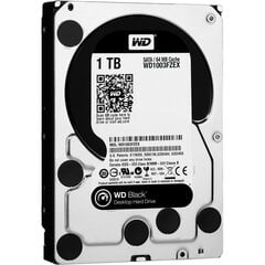 Western Digital WD1003FZEX Black HDD 1TB 3.5" 7200RPM SATA3 64MB kaina ir informacija | Vidiniai kietieji diskai (HDD, SSD, Hybrid) | pigu.lt