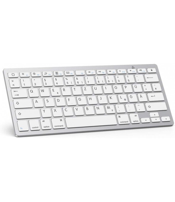 Belaidė klaviatūra Belaidė bluetooth klaviatūra, balta kaina | pigu.lt