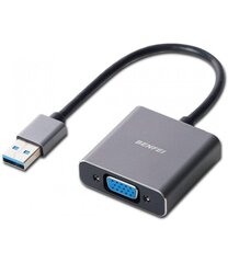 USB 3.0 į VGA Adapteris, 1080p Full HD kaina ir informacija | Adapteriai, USB šakotuvai | pigu.lt