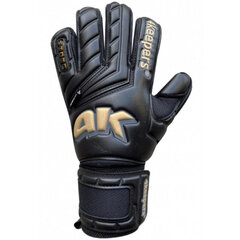 Перчатки вратарские 4keepers Champ Gold Black V RF M S781416 цена и информация | Тренировочные перчатки. Размер 5 | pigu.lt