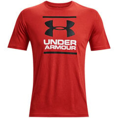 Marškinėliai vyrams Under Armor T Shirt M 1326 849 839, raudoni kaina ir informacija | Vyriški marškinėliai | pigu.lt