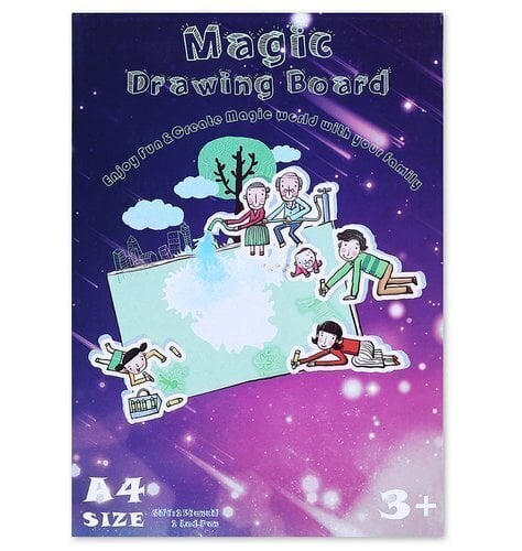 Komplektas šviečiančiam piešimui Magic Drawing Board kaina ir informacija | Lavinamieji žaislai | pigu.lt