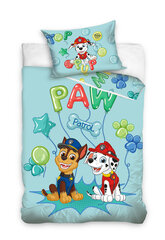 Детский комплект постельного белья Paw Patrol, 100x135 см, 2 части цена и информация | Детское постельное бельё | pigu.lt