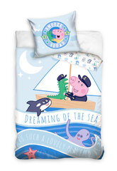 Детский комплект постельного белья Peppa Pig, 100x135см, 2 части цена и информация | Детское постельное бельё | pigu.lt