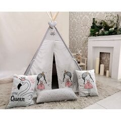 TIPI Палатка с 3 подушками, princess цена и информация | Детские игровые домики | pigu.lt