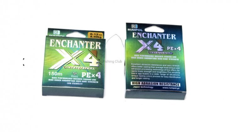 Pintas valas Rumpol PEx8,,Enchanter“, 150m, 0,25mm kaina ir informacija | Valai | pigu.lt