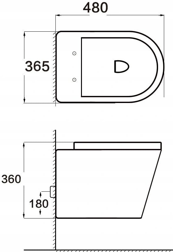 WC komplektas Mexen 5in1 Fenix Slim su klozetu Rico Rimless Slim, White mat kaina ir informacija | Klozetai | pigu.lt