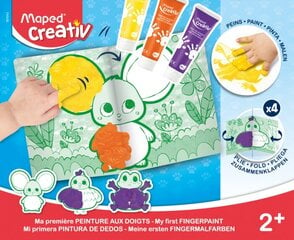 MAPED Creativ комплект для рисования пальчиковыми красками 2+ цена и информация | Принадлежности для рисования, лепки | pigu.lt