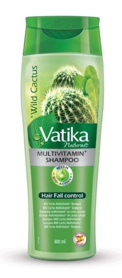 Dabur Vatika MutiVit šampūnas Cactus, 400ml цена и информация | Šampūnai | pigu.lt