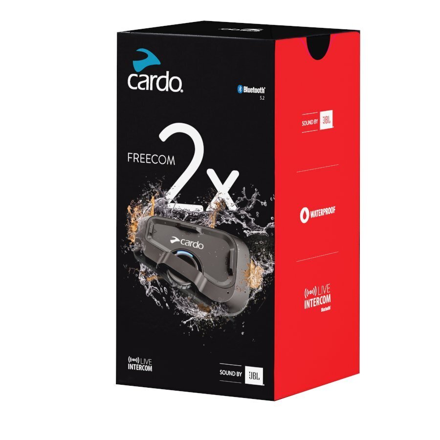 Cardo Freecom 2x, Single цена и информация | Laisvų rankų įranga | pigu.lt