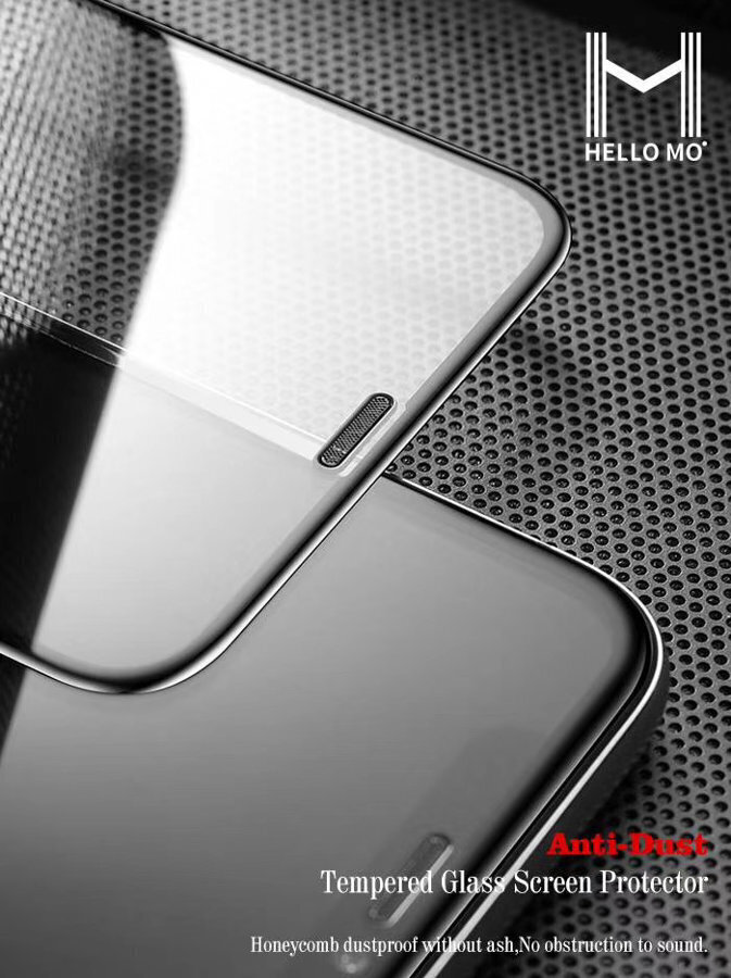 Grūdinto stiklo ekrano apsauga ANTIDUST iPhone 13/ 13 PRO, Full Glue, Full Cover, Soundberry цена и информация | Apsauginės plėvelės telefonams | pigu.lt