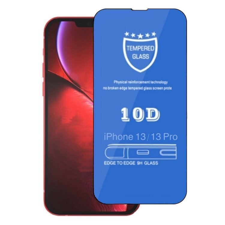 Grūdinto stiklo ekrano apsauga skirta iPhone 13/13 Pro,full glue, full cover, SoundBerry kaina ir informacija | Apsauginės plėvelės telefonams | pigu.lt