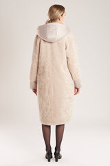 Шуба-пальто для женщин из разных тканей с накладными карманами цена и информация | Женские пальто | pigu.lt