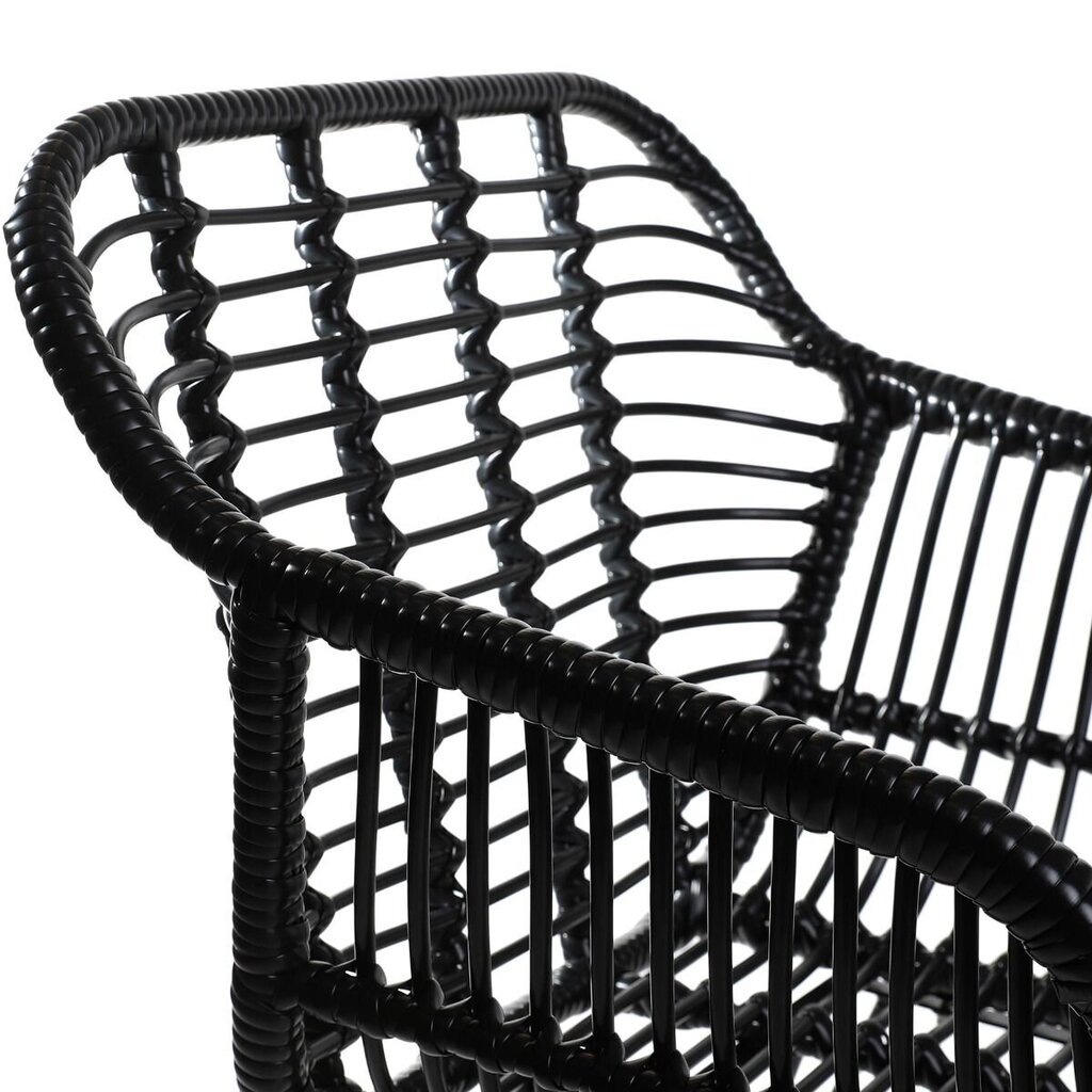 JARDIN Juoda austa kėdė 57x62x81 cm цена и информация | Lauko kėdės, foteliai, pufai | pigu.lt