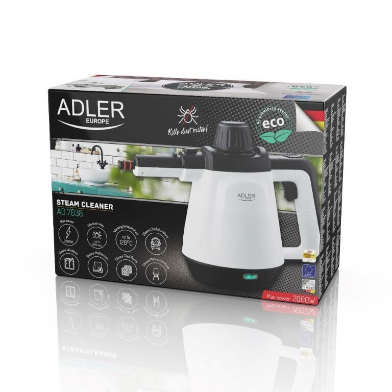 Adler AD-7038 kaina ir informacija | Garais valantys prietaisai, grindų valytuvai | pigu.lt