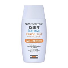 Солнцезащитное жидкое средство Isdin Fotoprotector Pediatrics Mineral Младенец Spf 50+ (50 мл) цена и информация | Кремы от загара | pigu.lt