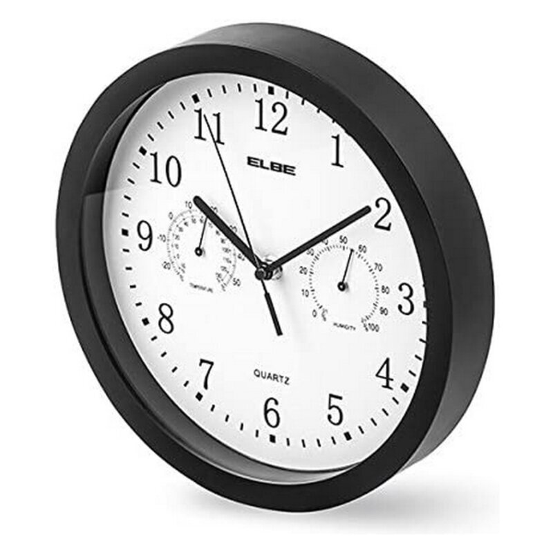 Sieninis laikrodis ELBE RP-1005-N, baltas ir juodass kaina ir informacija | Laikrodžiai | pigu.lt