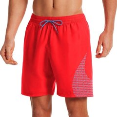 Maudymosi šortai vyrams Nike Volley Swim Trunks Matrix Logo 7 M Nessa521 633, raudoni kaina ir informacija | Maudymosi šortai, glaudės | pigu.lt