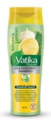 Шампунь Dabur Vatika MultiVit лимонный, 400 мл цена и информация | Шампуни | pigu.lt