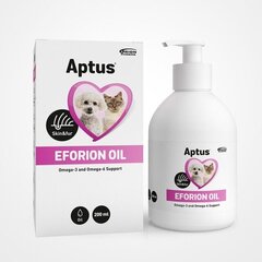 Aptus papildas šunims ir katėms Eforion Oil, 200 ml kaina ir informacija | Vitaminai, papildai, antiparazitinės priemonės šunims | pigu.lt