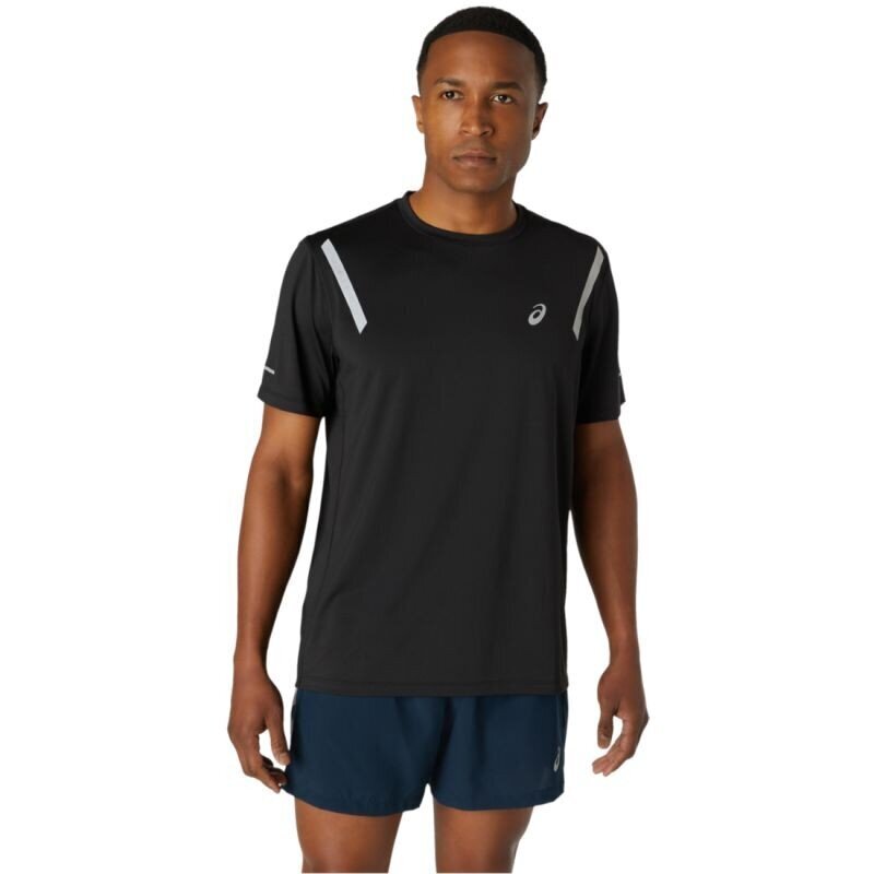 Marškinėliai vyrams Asics Lite Show SS Top M 2011C017001, juodi kaina ir informacija | Sportinė apranga vyrams | pigu.lt