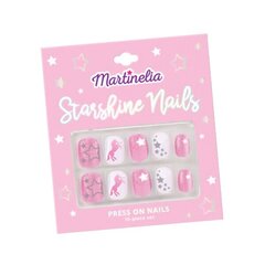 Искусственные наклеивающиеся ногти для девочек Martinelia Unicorn Starshine, 10 шт. цена и информация | Косметика для мам и детей | pigu.lt